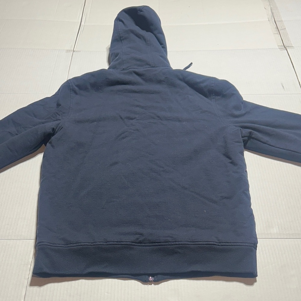 Michael Kors unosex Navy Blue Hoodie Sweater w pockets and zipper fuzzy inside - Picture 8 of 11